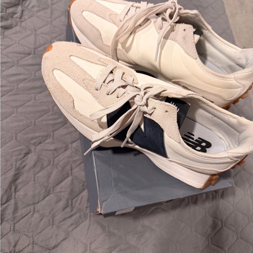 New Balance Beige and Brown Athletic Shoes - Picture 5 of 5